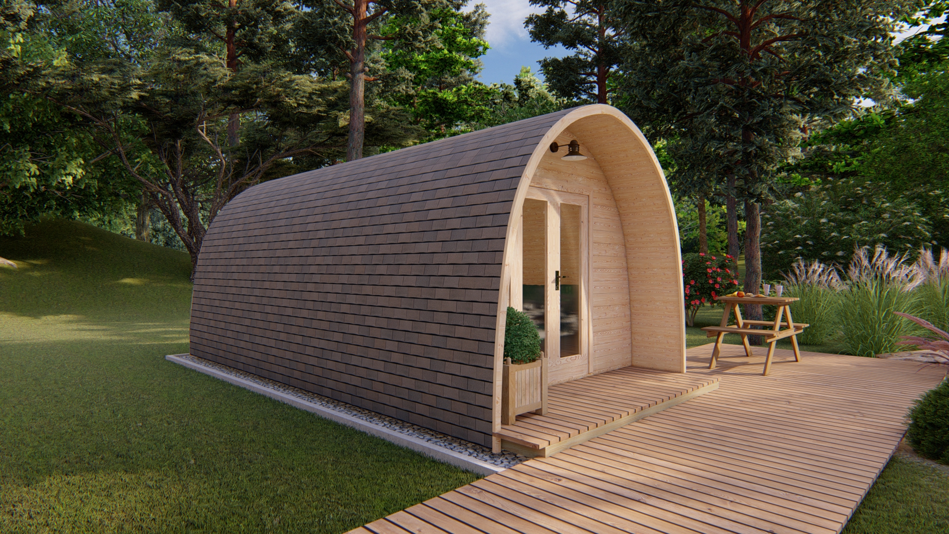 Camping Pod 9.84 x 19.35 ft - Image 9