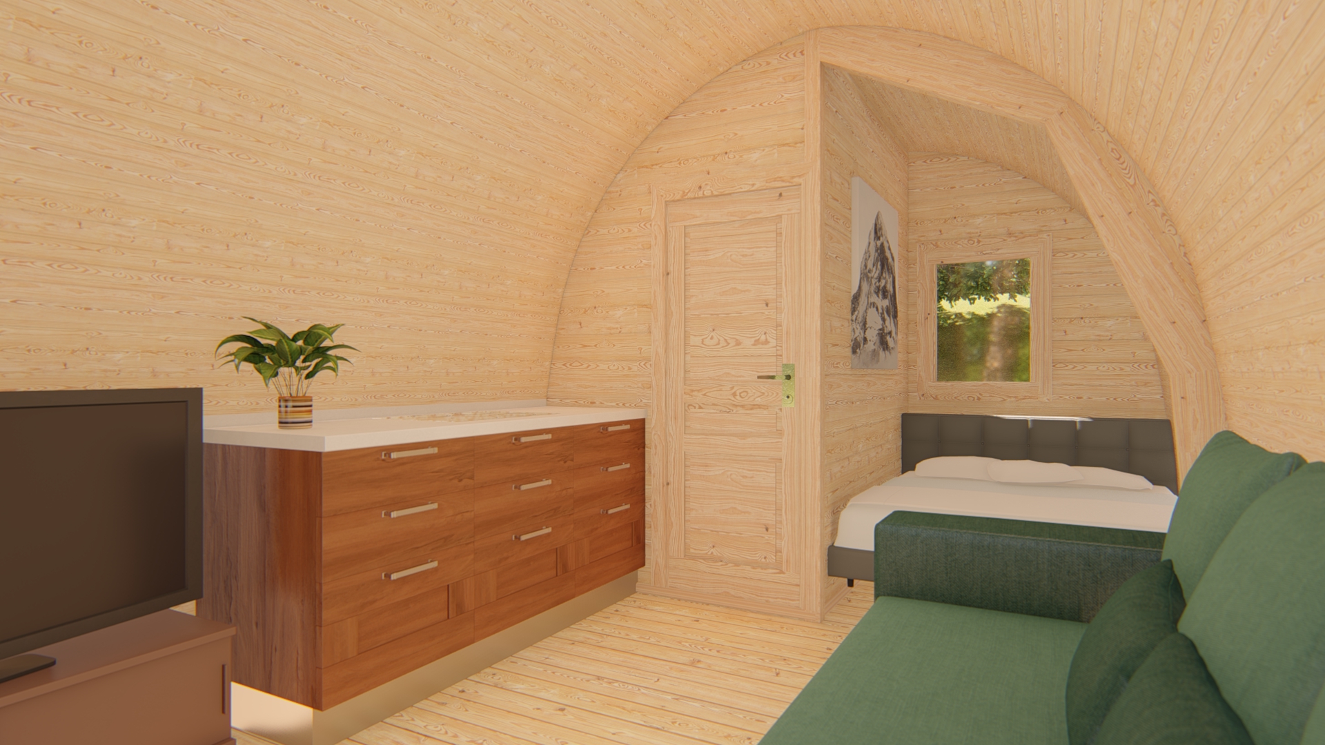 Camping Pod 9.84 x 19.35 ft - Image 14