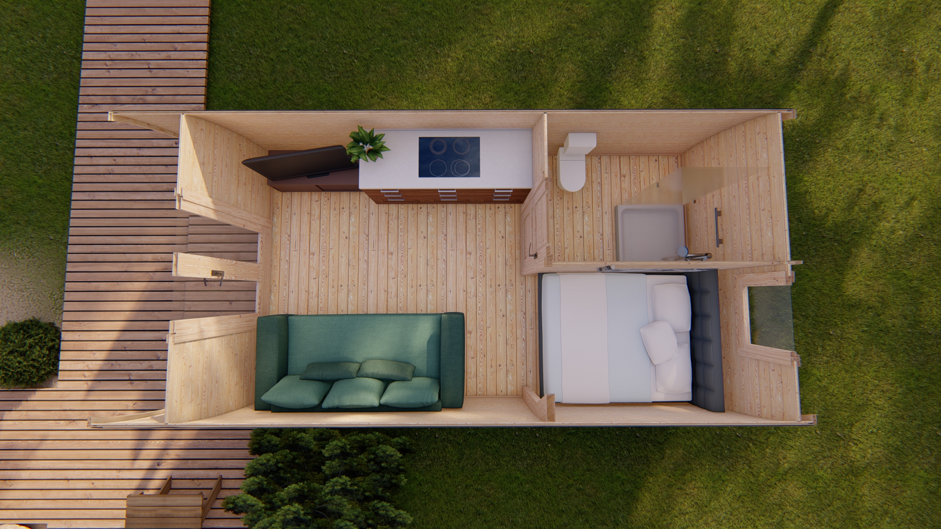 Camping Pod 9.84 x 19.35 ft - Image 10